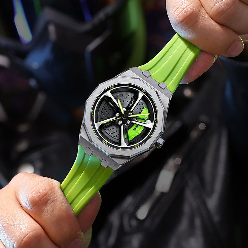 Bavaria RS7 Silicone Strap (Silver Case)
